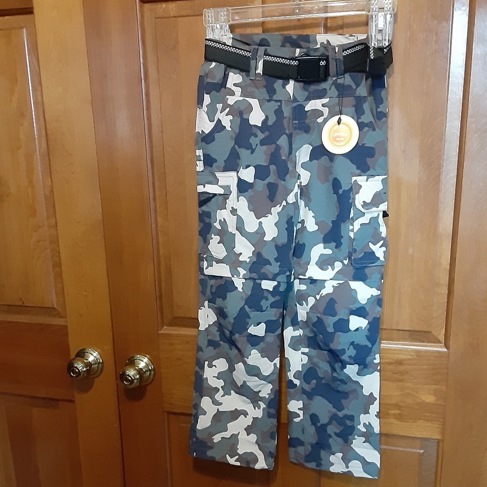 Camouflage Cargo Hiking/Camping Convertible Pants